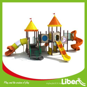 2015 Plus nouveau design Outdoor Playset Enfants Type de plastique Aire de jeux extérieure avec diapositives